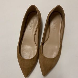 M. Gemi Fortuna Suede Flats in Cappuccino